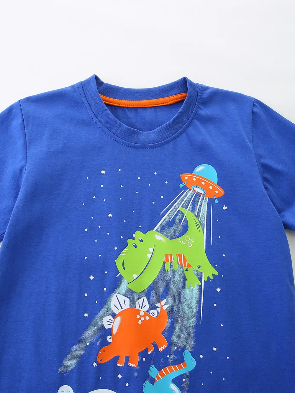 Children's Dinosaur Graphic Short Sleeve T-Shirt 3-Piece Set, image 3