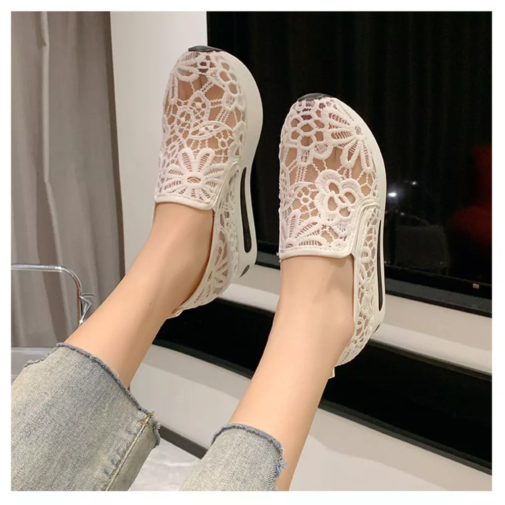 Lace Breathable Platform Slip-On, image 12