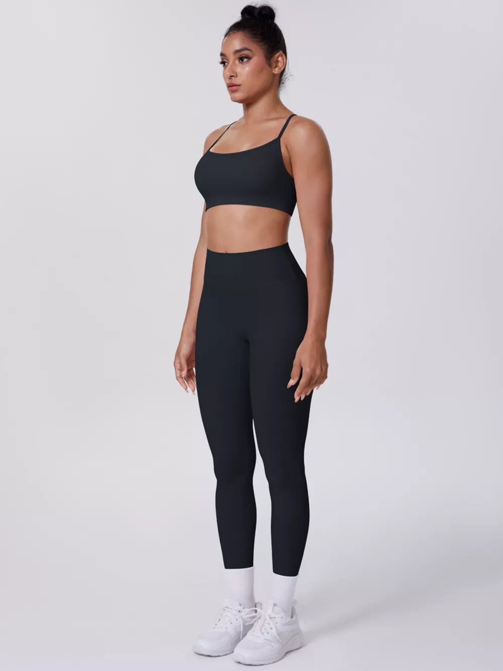 Criss-Cross Back Cami and Leggings Active Set, image 9