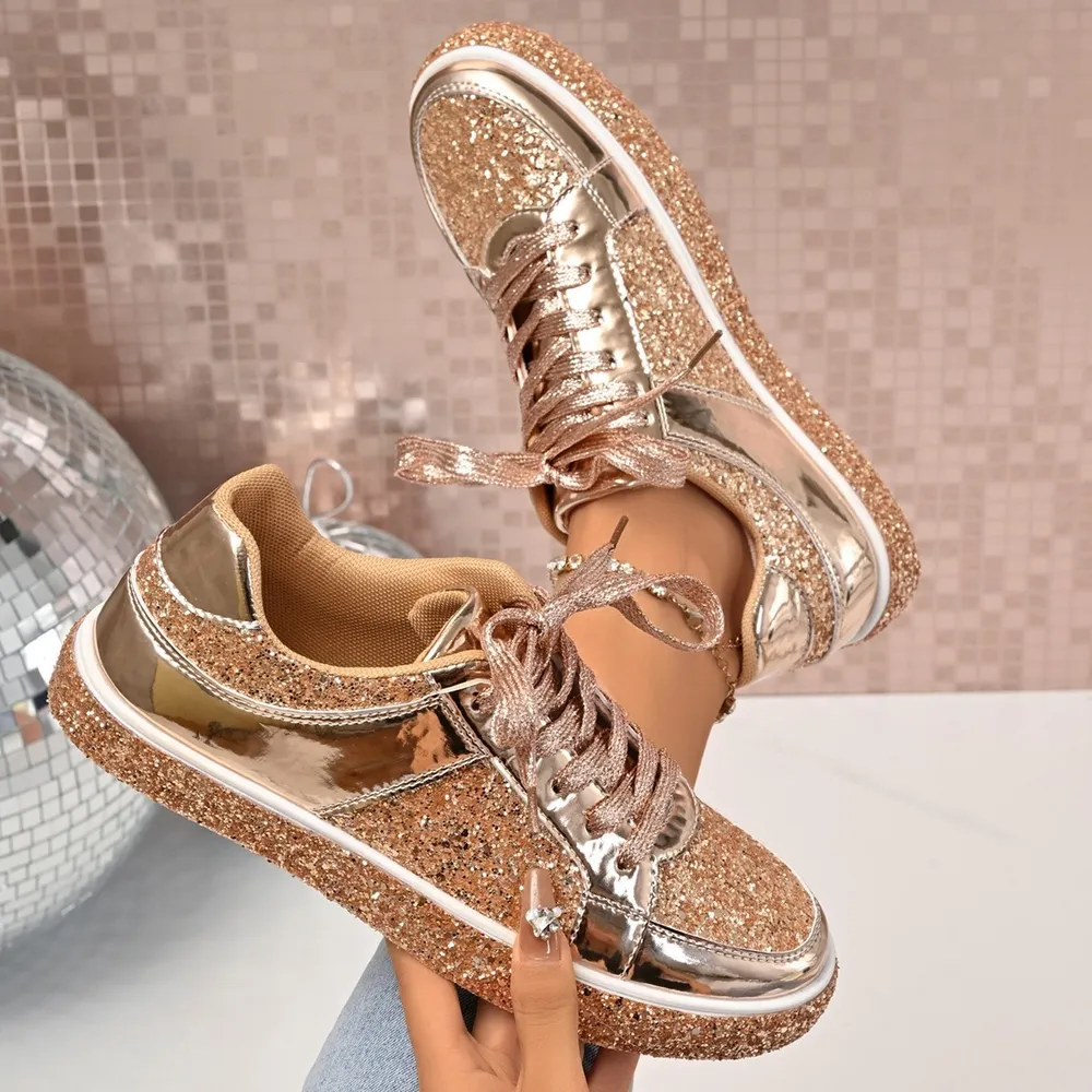Round Toe Lace Up Sneakers, image 4