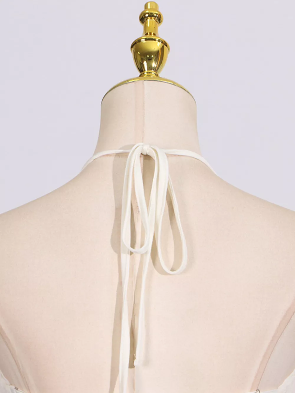 Ruched Halter Neck Maxi Dress, image 9