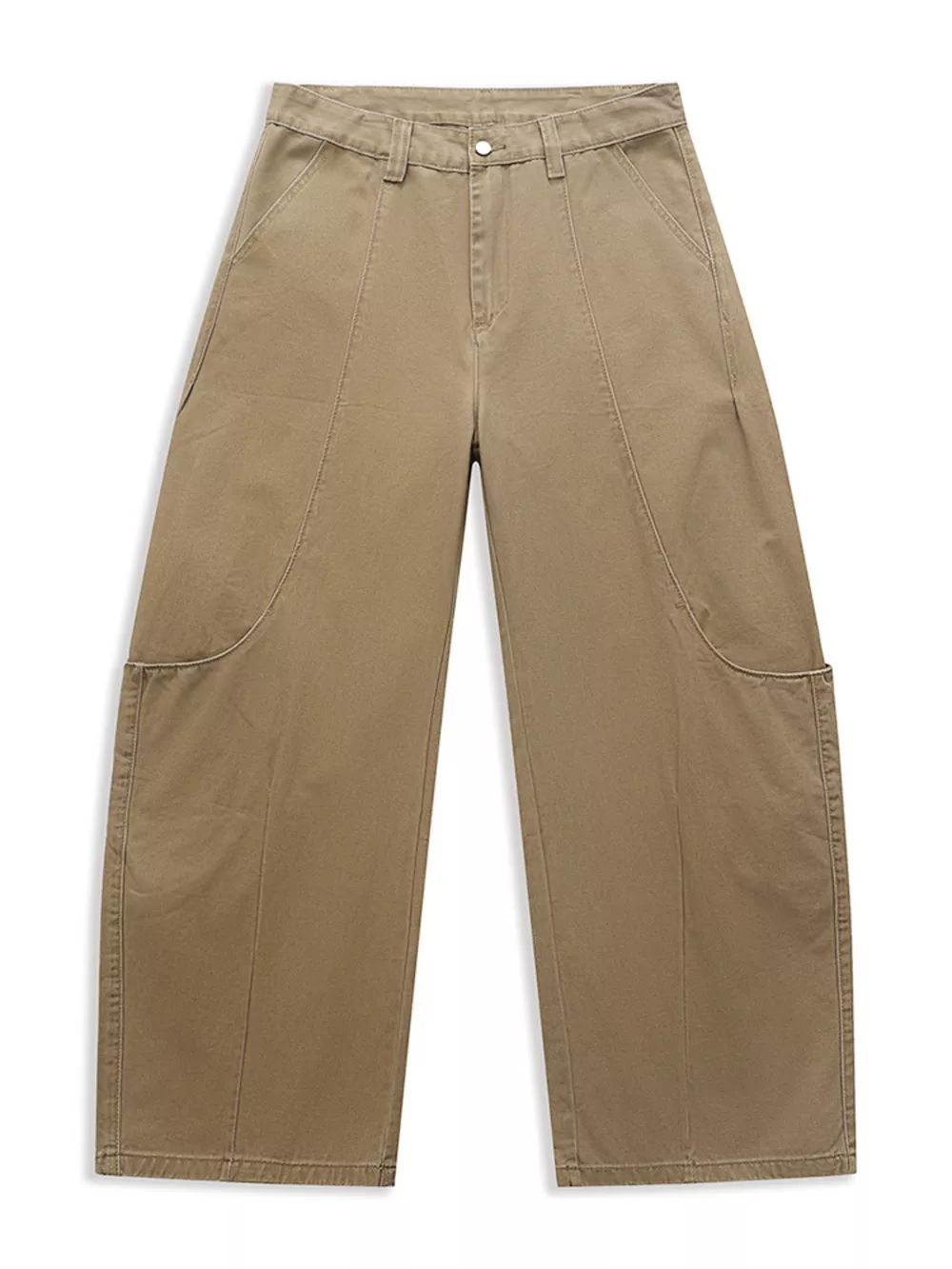 Men's Wide Leg Casual Cargo Pants, image 9
