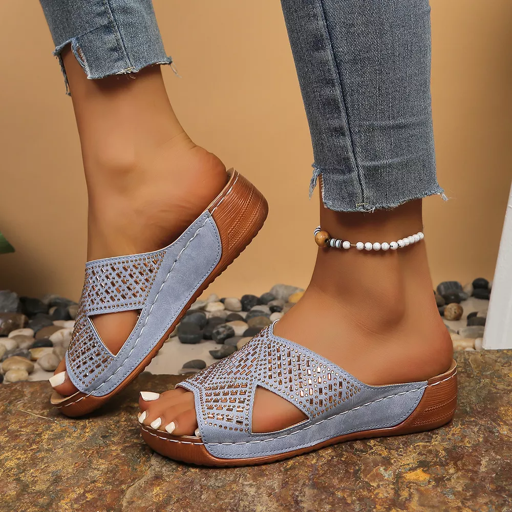Open Toe Wedge Sandals, image 10
