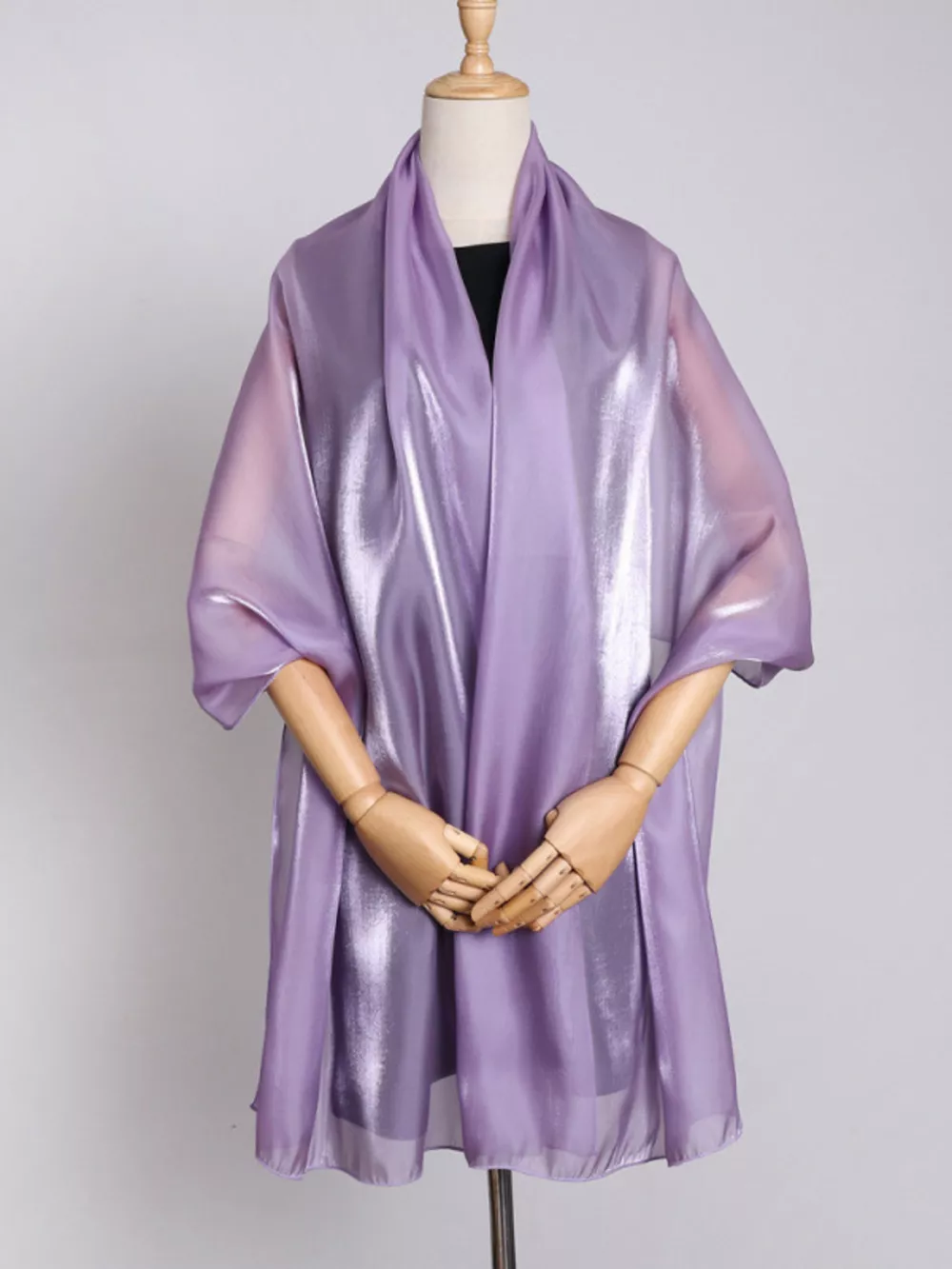 Solid Color Organza Scarf, image 11