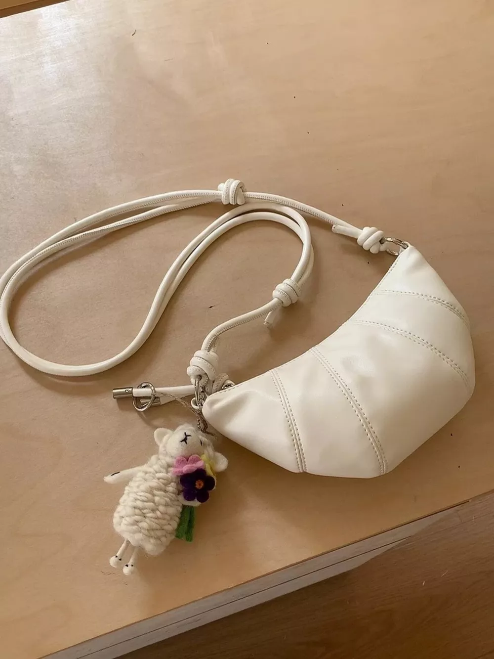 Croissant Shaped Crossbody Bag, image 8