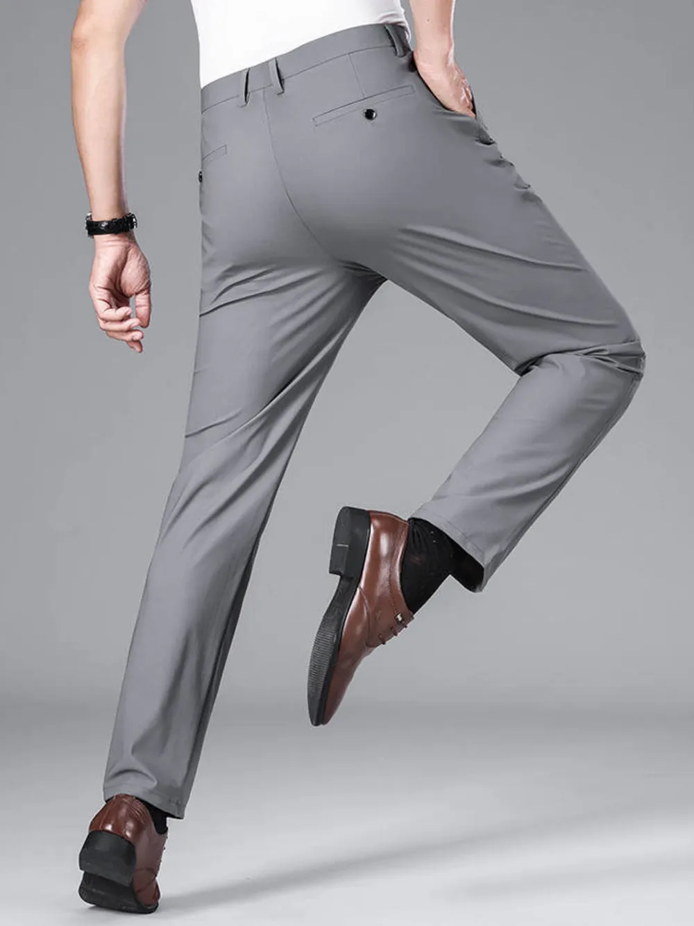 Men's Slim Fit Casual Pants, image 6