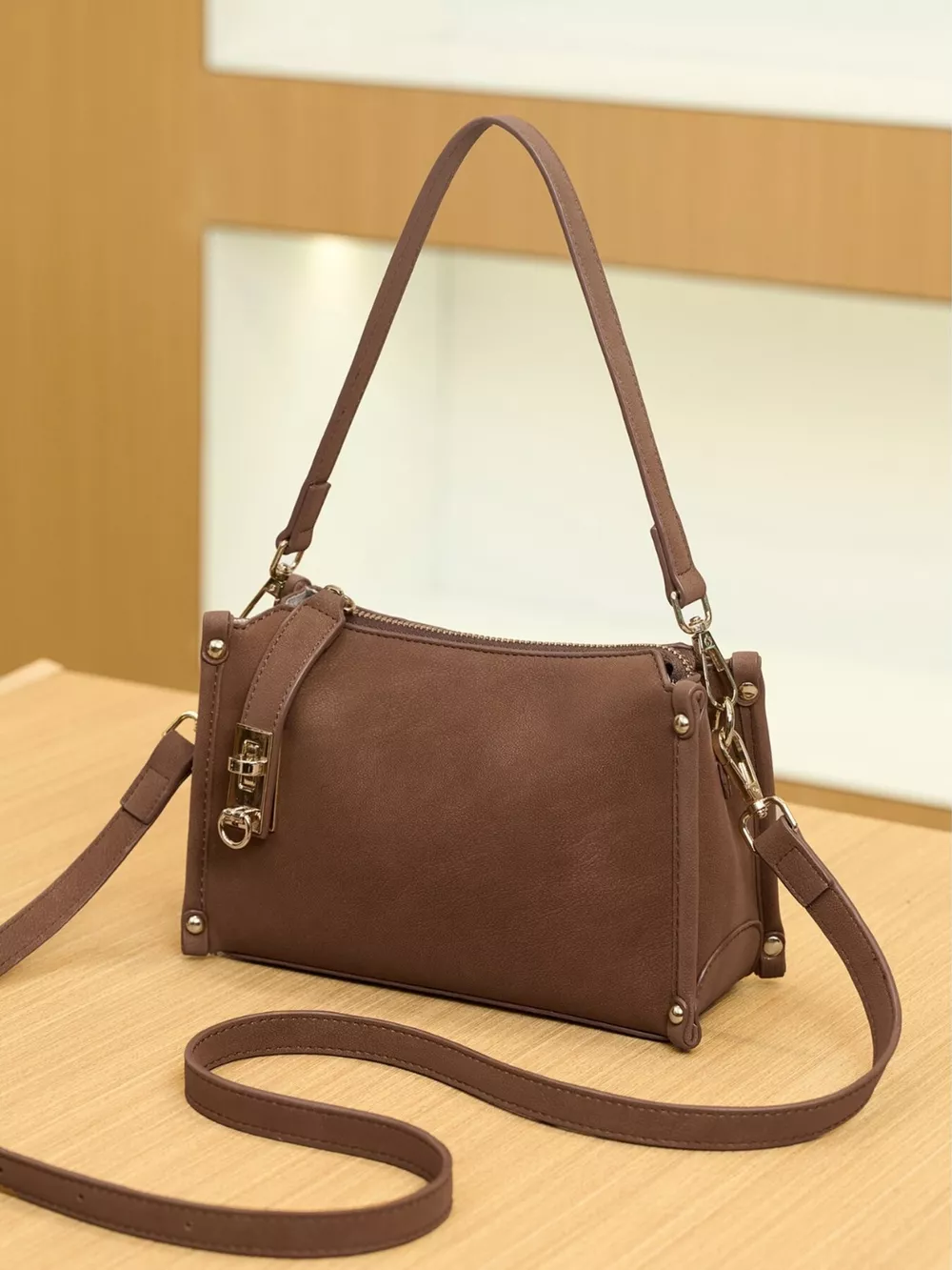 Buckle Detail Crossbody Bag, image 9