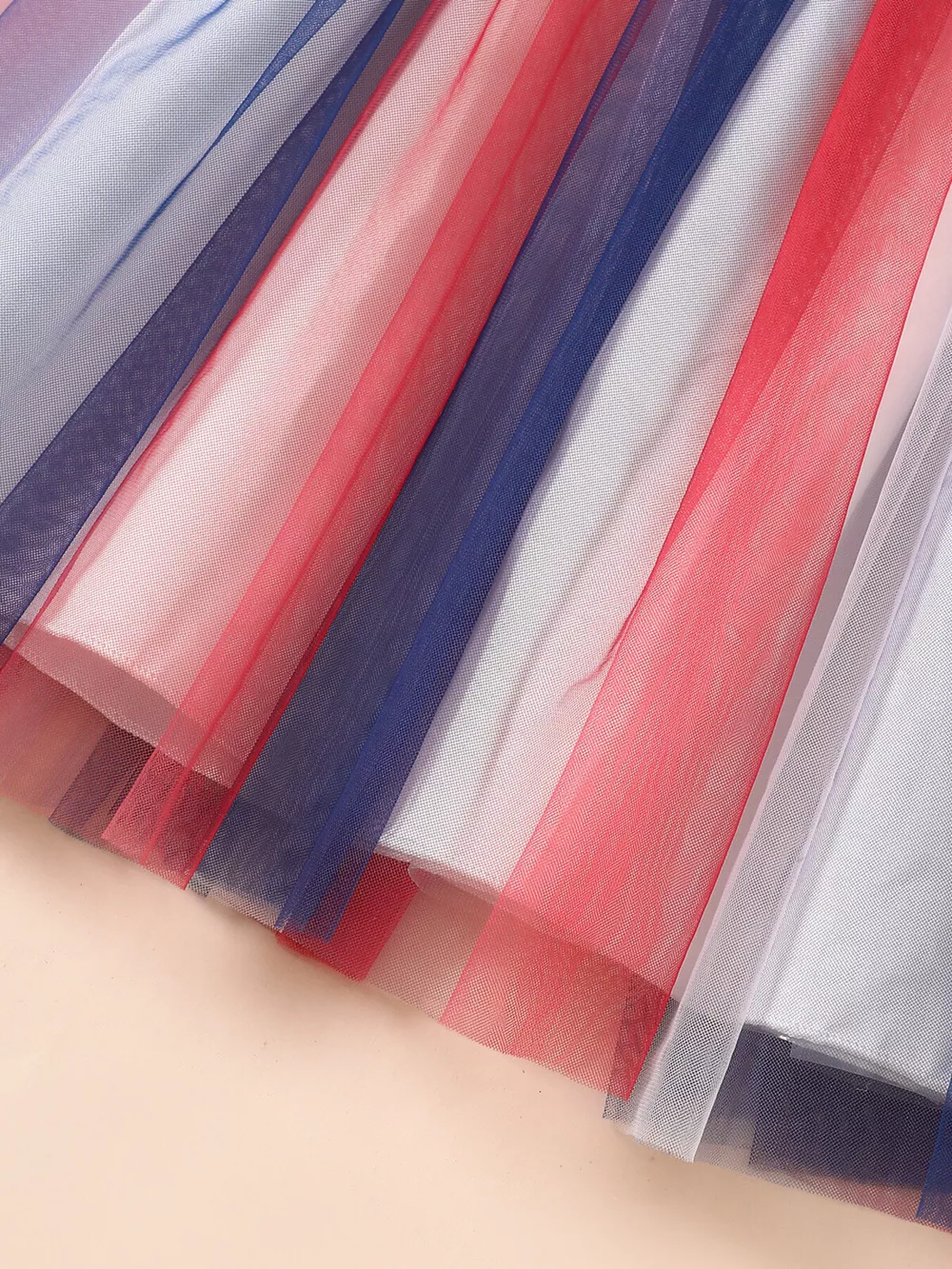 Children's Patriotic Star & Stripe Tulle Dress, image 6