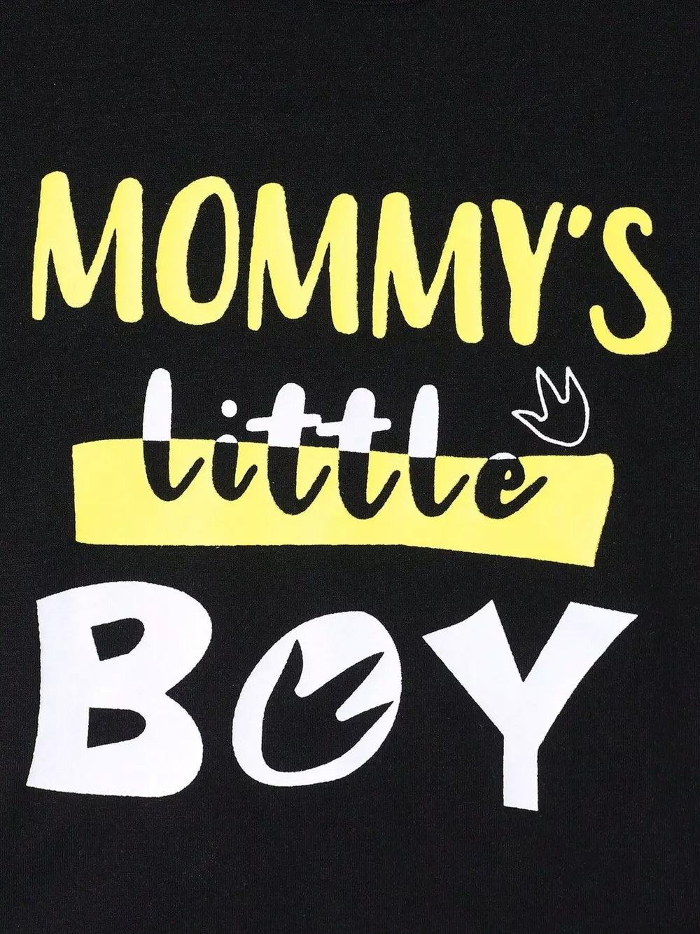 Children's Mommy's Little Boy Dinosaur Print Casual Set, image 4