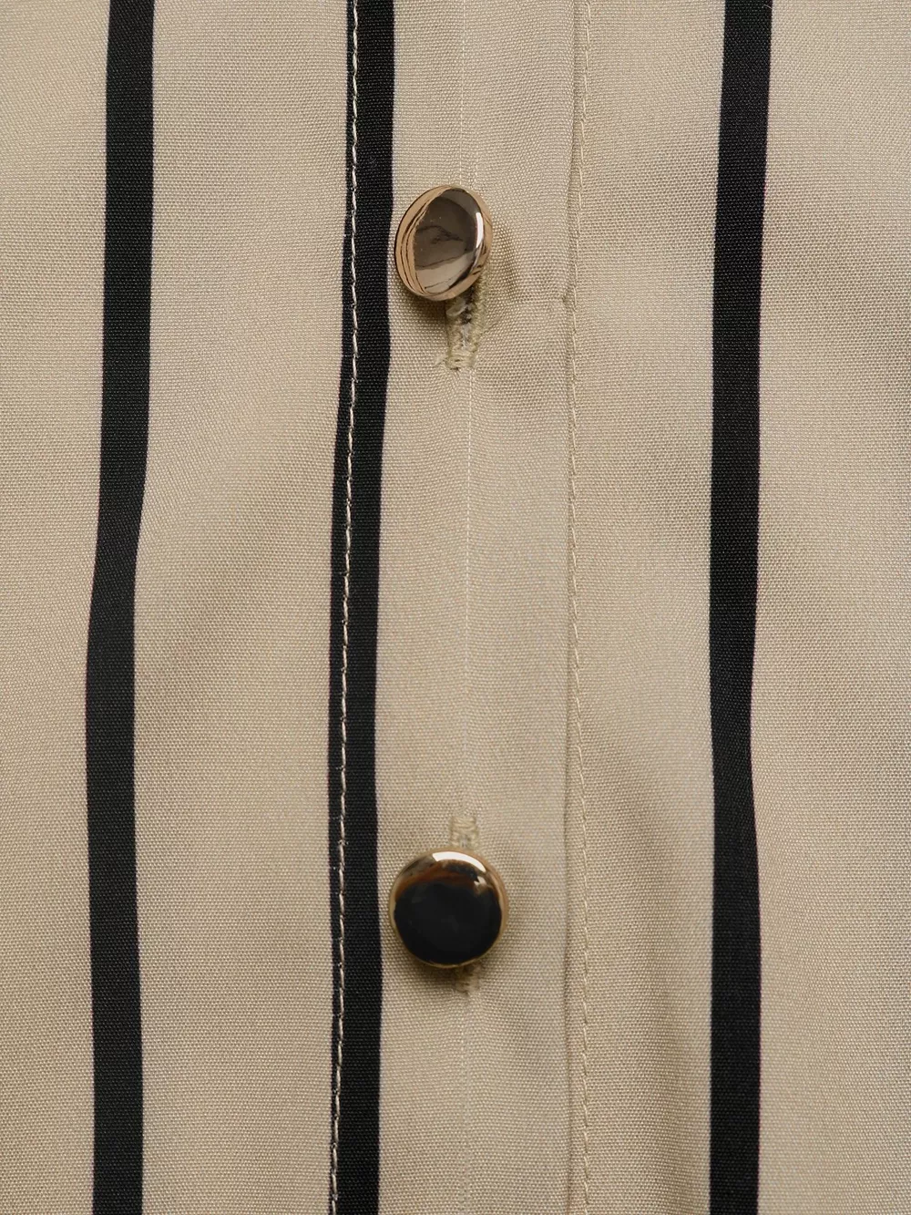Striped Button-Down Shirt and High-Waisted Flare Pants Set, image 9