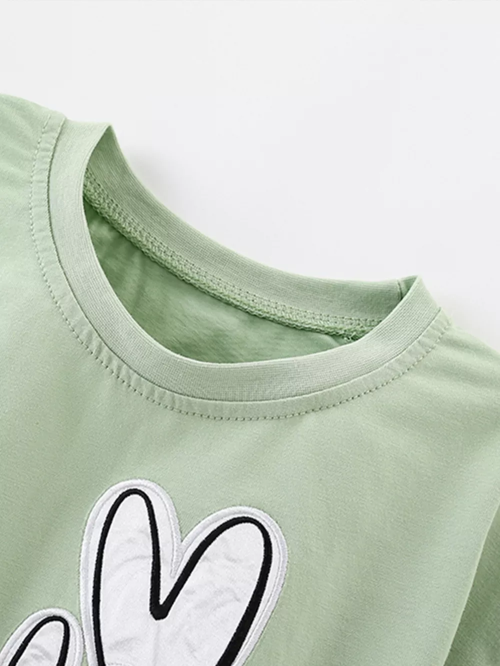 Children's Heart Ruffle Sleeve T-Shirt, image 3