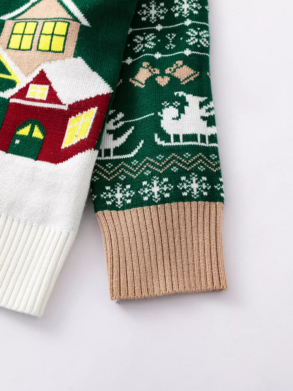 Children's Christmas Tree Round Neck Sweater, image 21