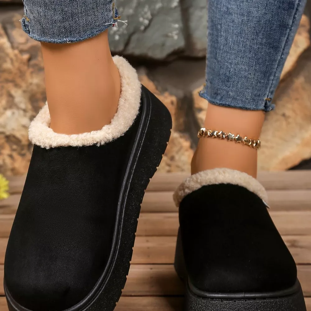 Plush Lined Platform Boots, image 4
