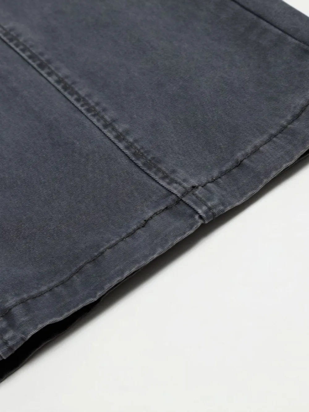 Men's Wide Leg Cargo Pants with Stitching Detail, image 10