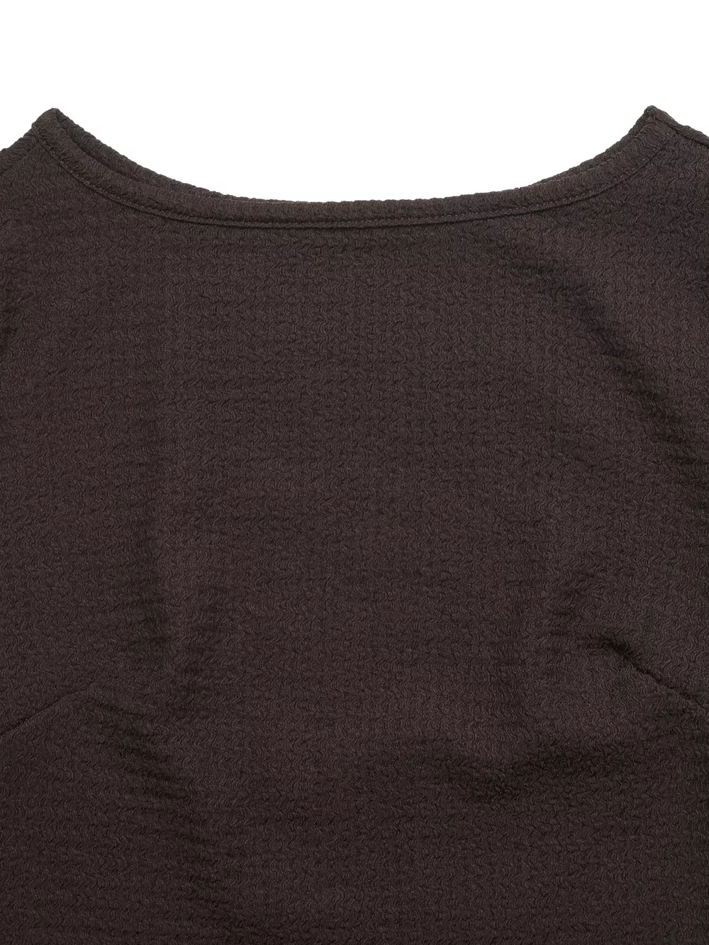 Long-Sleeve Waffle Knit Bodycon Mini Dress, image 8