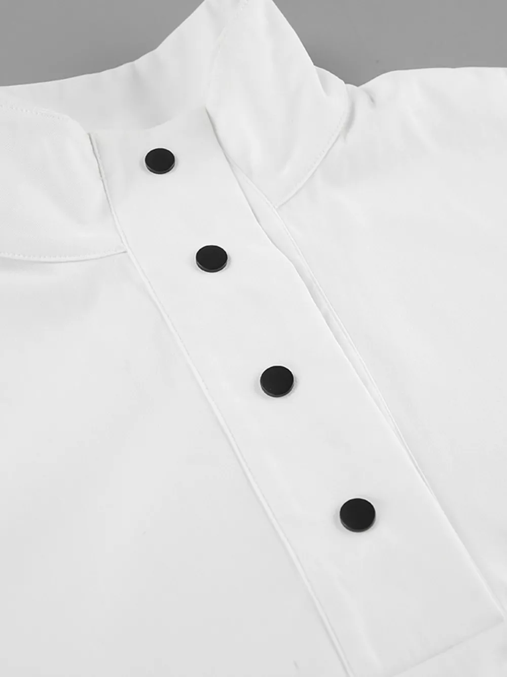 Snap Detail Long Sleeve Top and Shorts Set, image 10