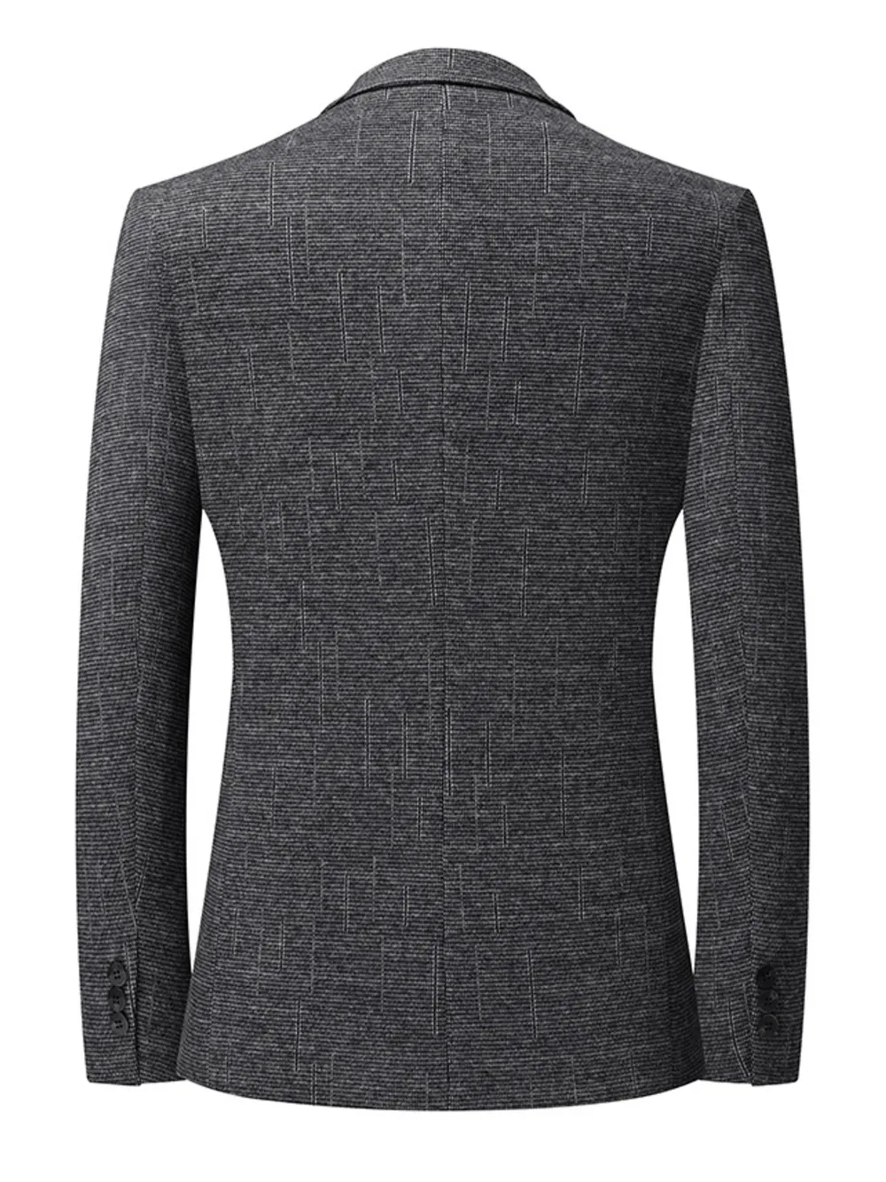 Men's Single-Breasted Tweed Blazer, image 4