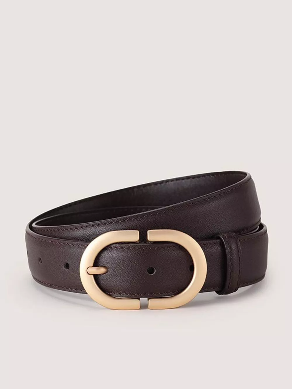 Oval Buckle Adjustable Belt, image 3