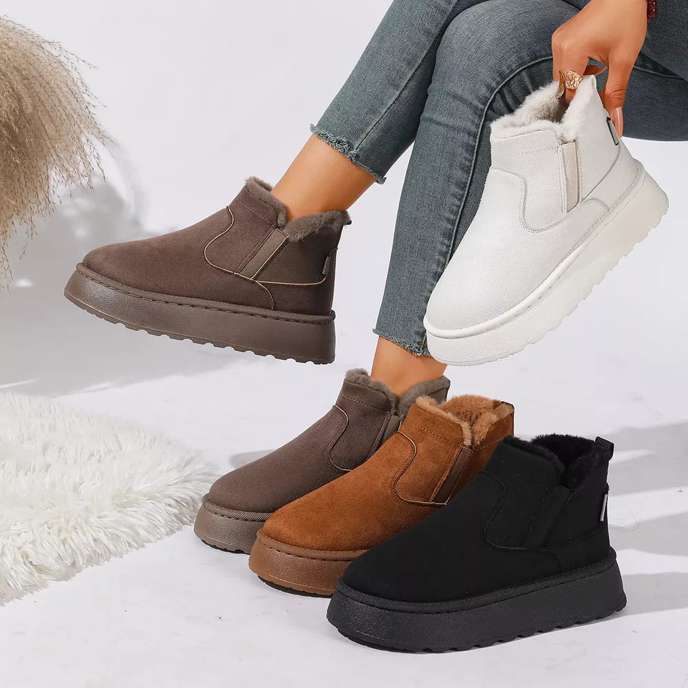 Round Toe Platform Boots, image 2