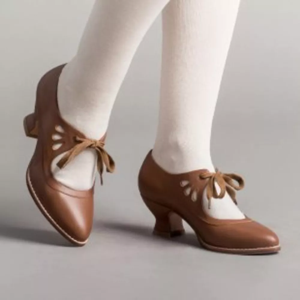 Point Toe Block Heel Shoes, image 7