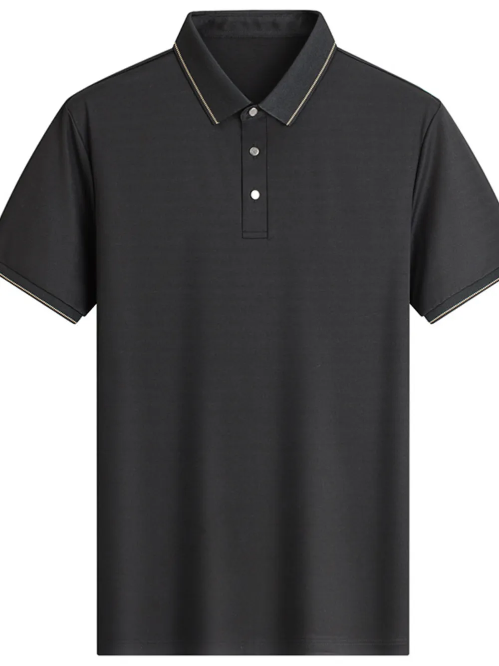 Men's Button Detail Short Sleeve Polo