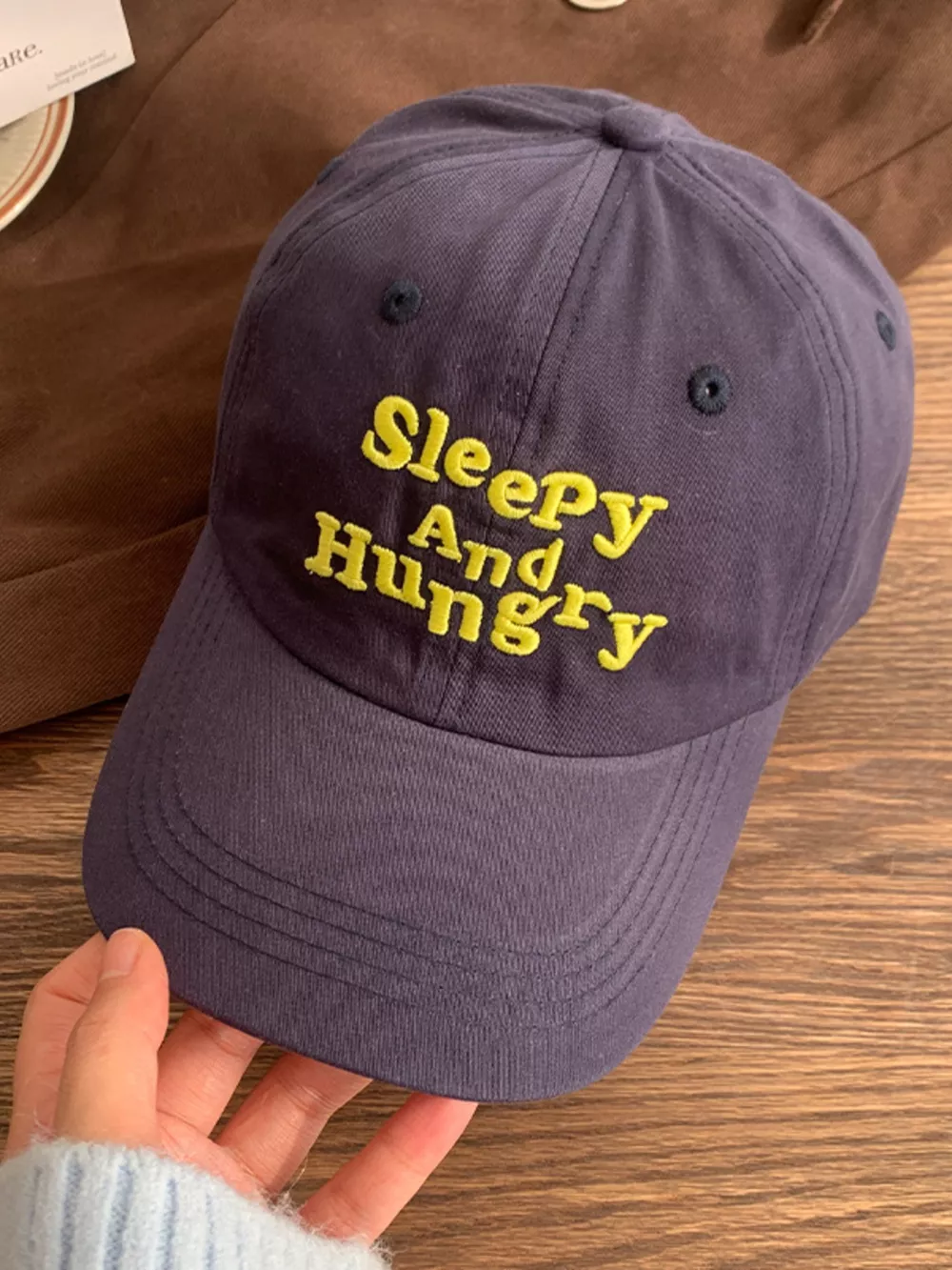 Letter Embroidered Baseball Cap, image 4