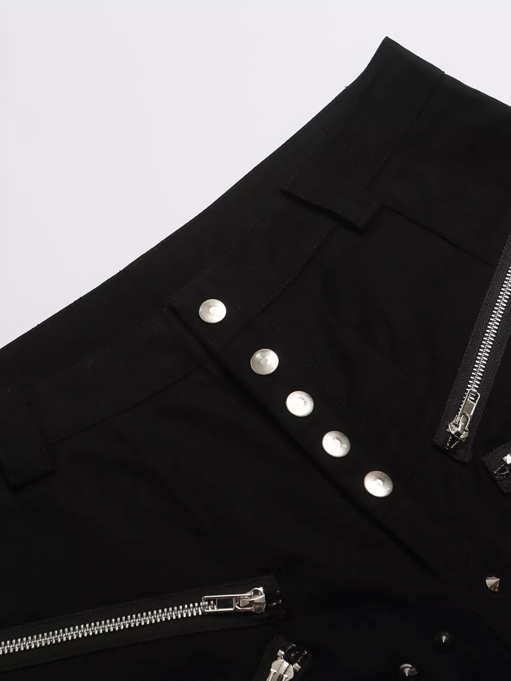 Men's Zipper Detail Wide Leg Capris, image 6