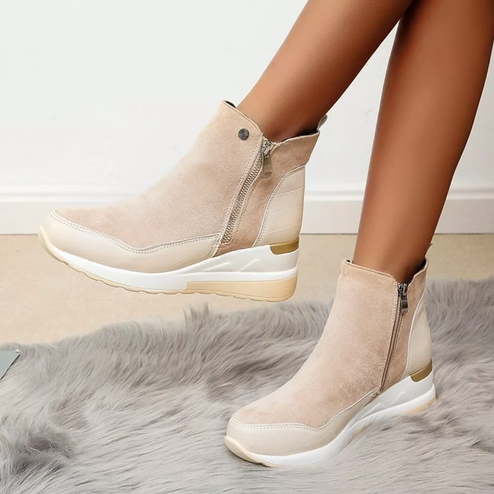 Side Zipper Ankle Boots, image 6