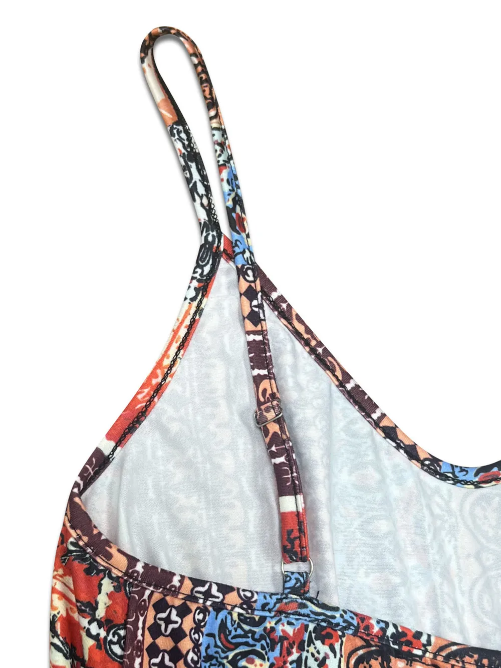 Printed V-Neck Cami Dress, image 7