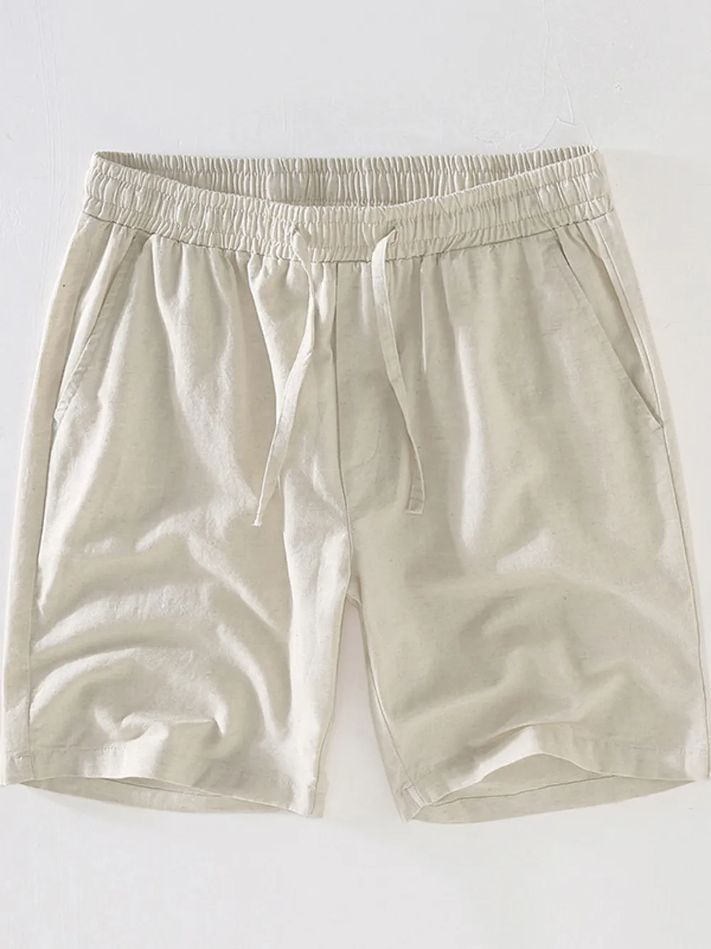Men's Plus Size Drawstring Casual Shorts, image 2