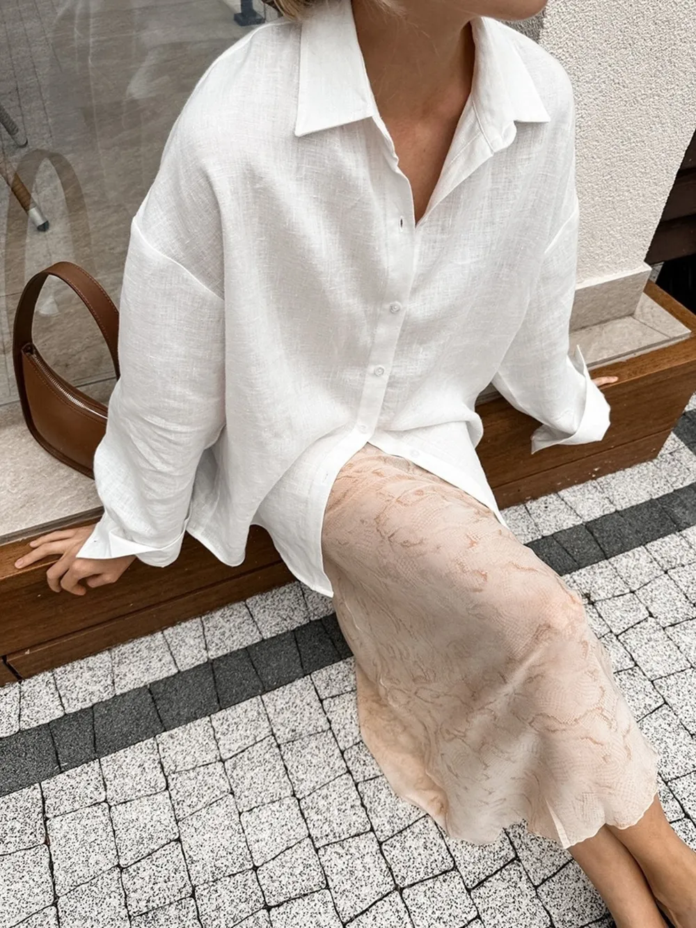 Casual Button-Up Long Sleeve Shirt, image 8