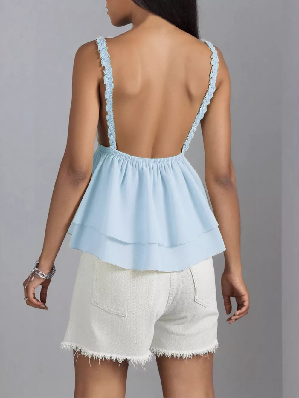 Lace Detail Layered Cami, image 14