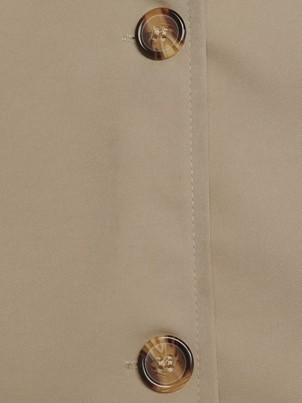 Checkered Lining Button Up Trench Coat, image 12
