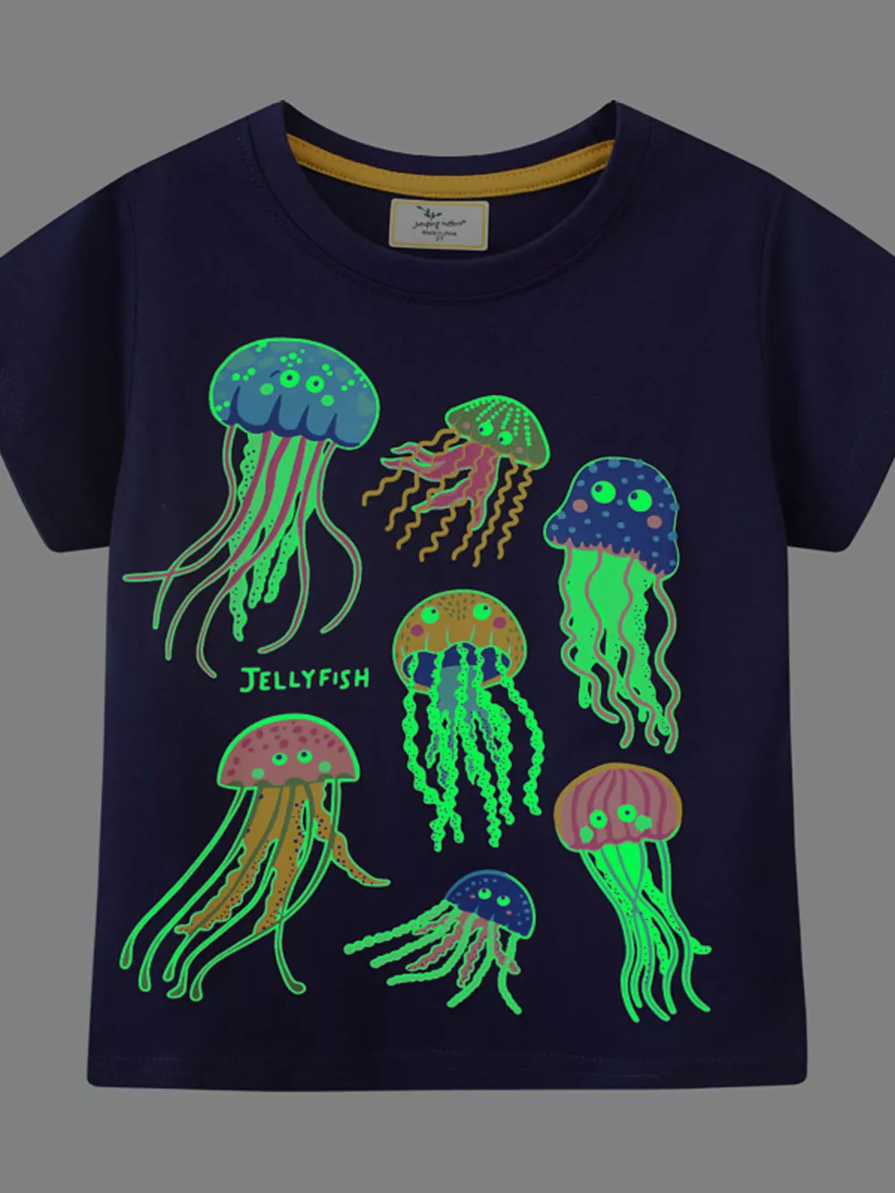 Children's Glow-in-the-Dark Jellyfish Graphic Tee