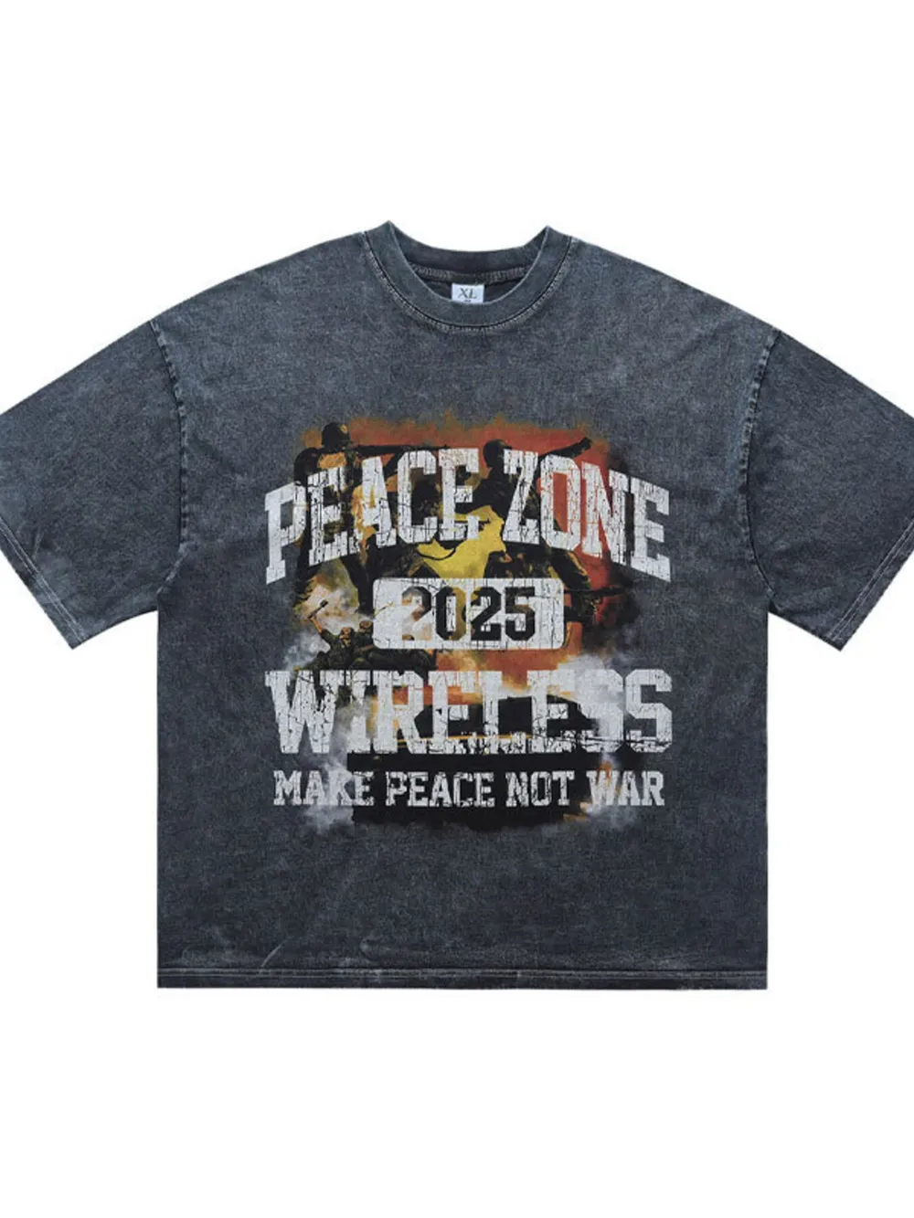 Men's Plus Size Round Neck Short Sleeve T-Shirt, image 4