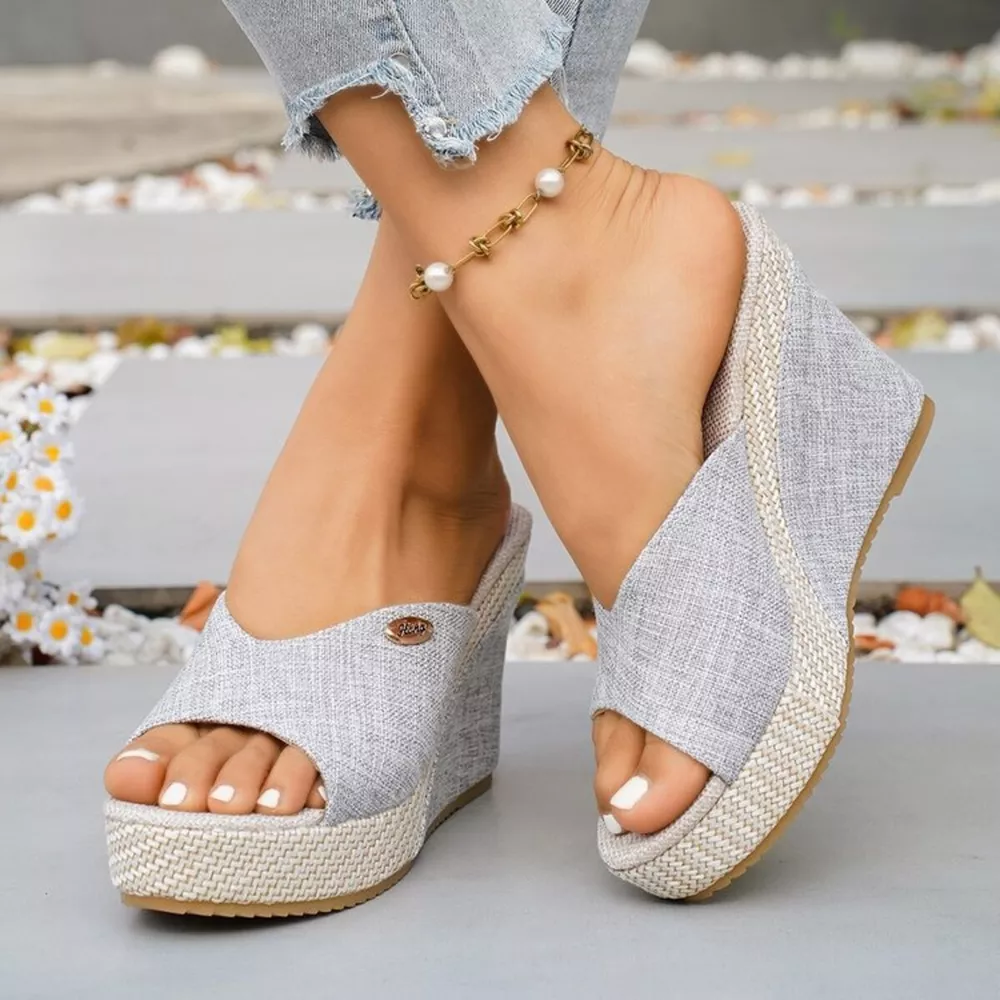 Open Toe Wedge Sandals, image 3