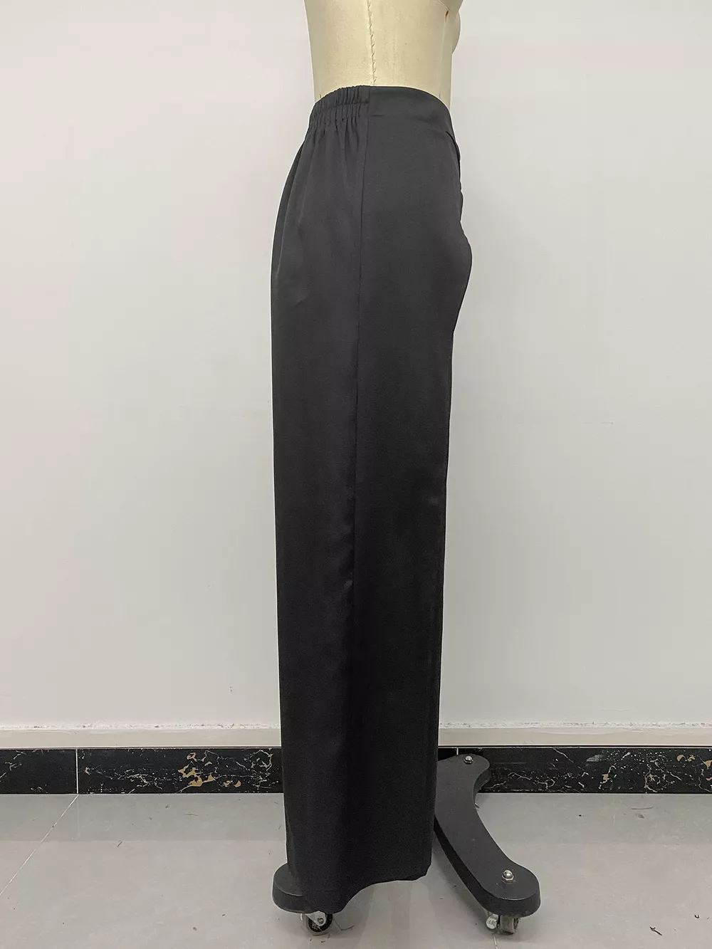Wide-Leg Pants with Overlap Front Detail, image 11