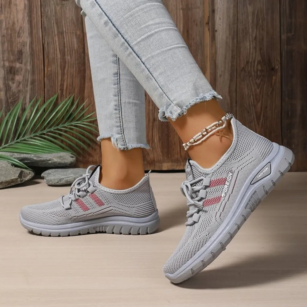 Lace Up Breathable Mesh Athletic, image 2