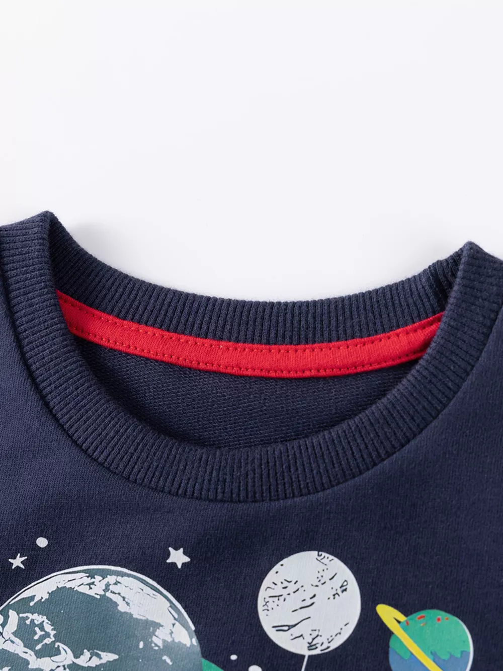 Children's Astronaut Planet Graphic Crew Neck Sweatshirt, image 4