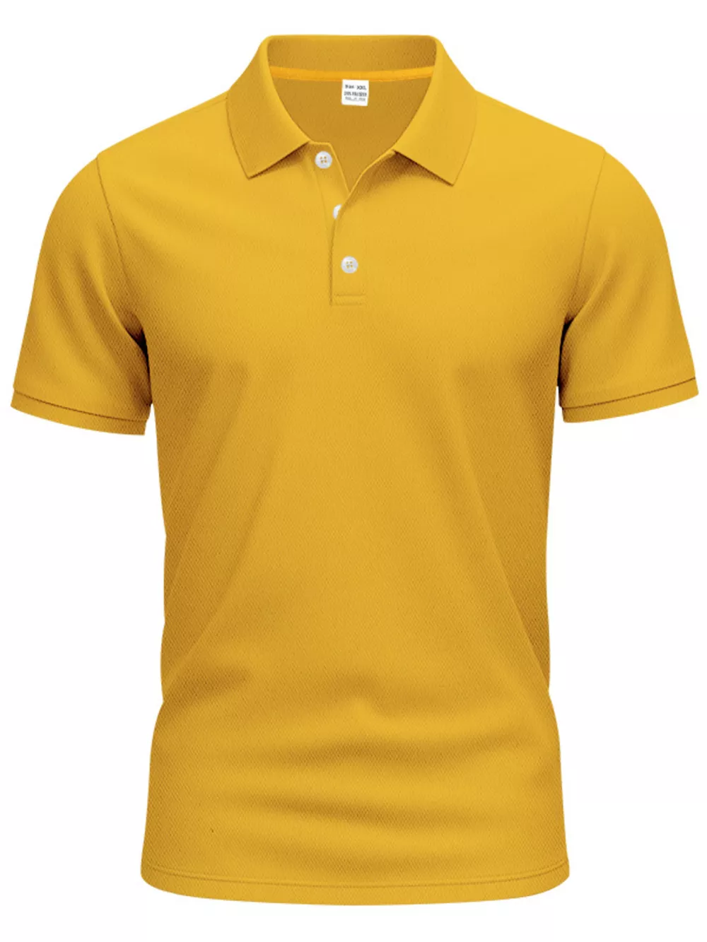 Men's Full Size Button Detail Short Sleeve Polo Plus Size, image 22