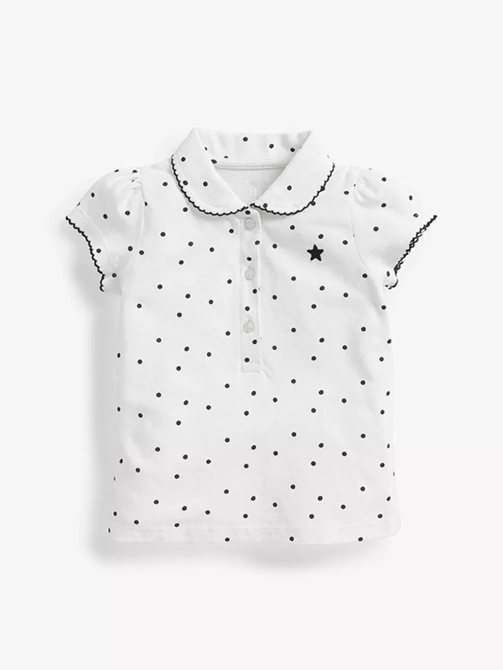 Children's Button Detail Short Sleeve Polo, image 10