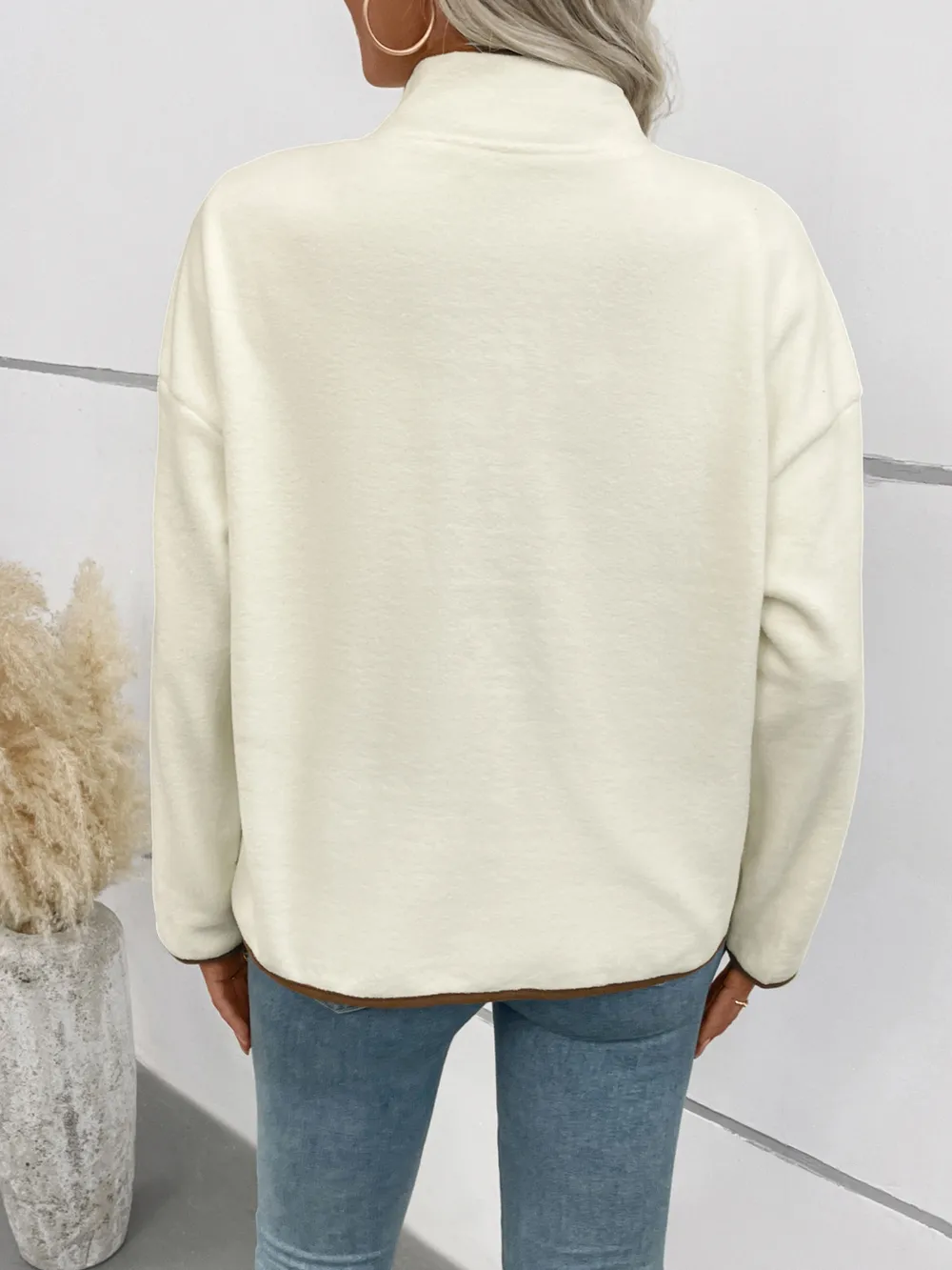 Snap Down Long Sleeve Jacket, image 12