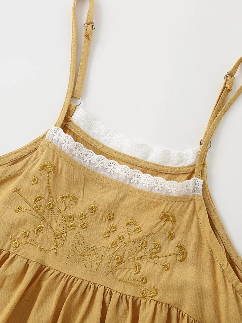 Children's Lace Detail Embroidered Dress, image 3