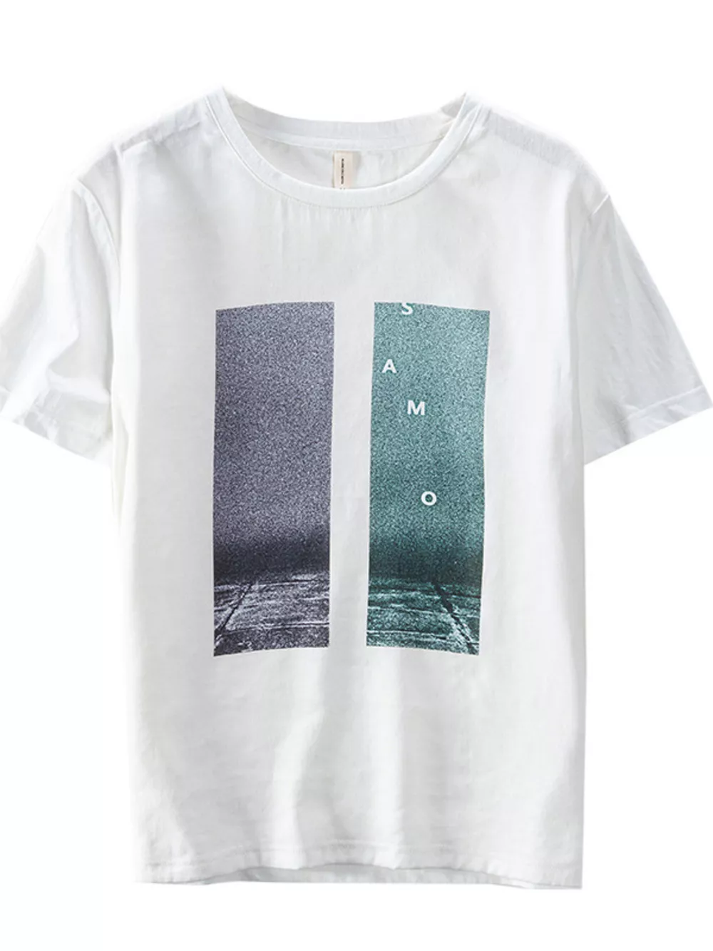 Men's Plus Size Round Neck Short Sleeve T-Shirt, image 3