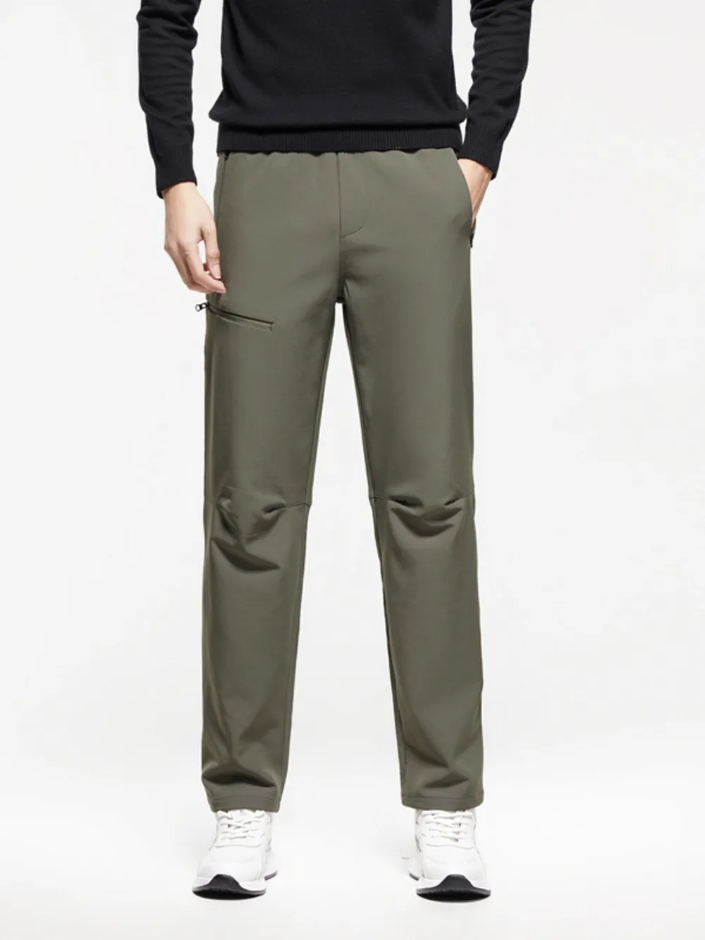 Men's Plus Size Casual Straight-Leg Pants, image 3