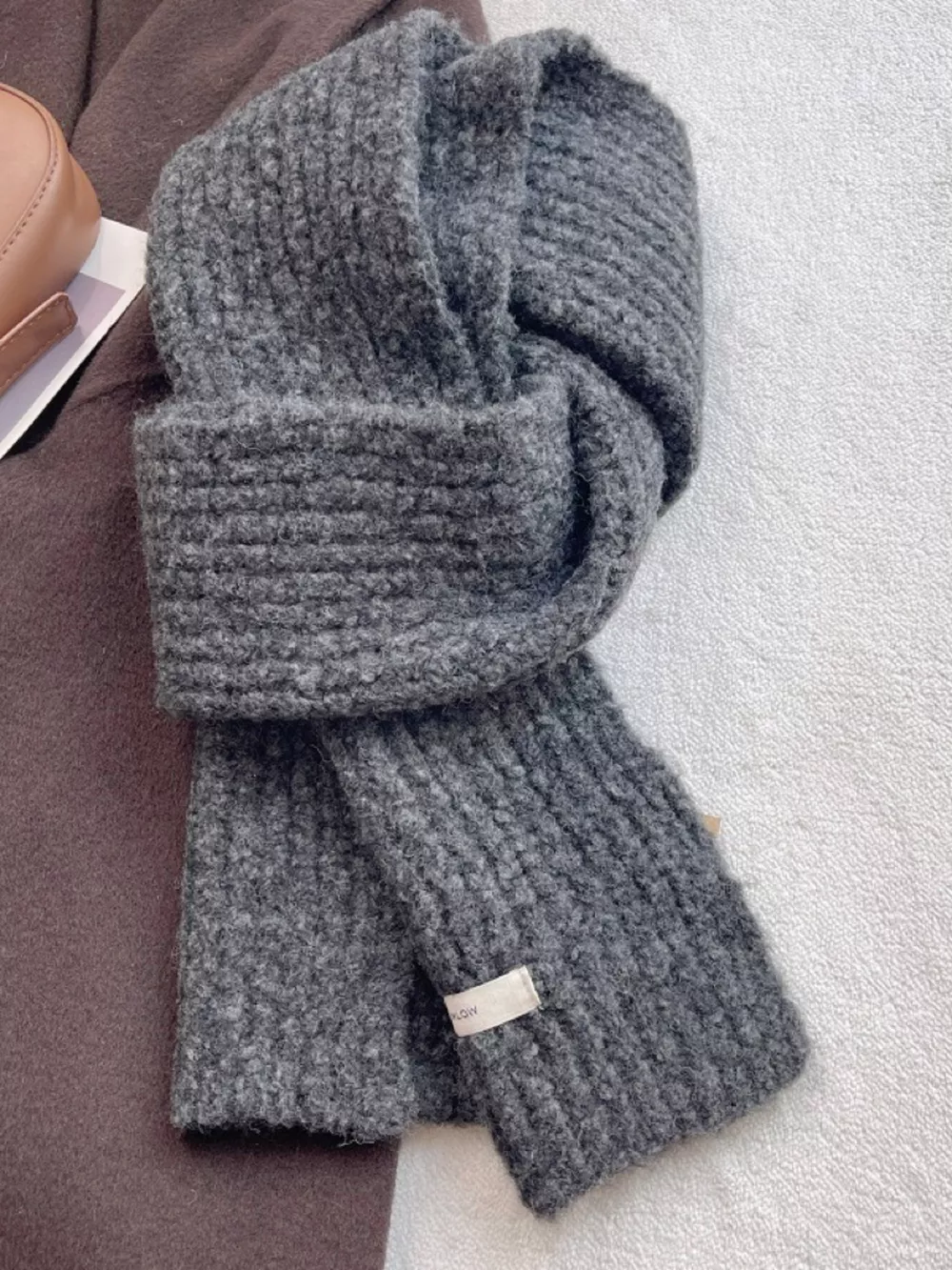 Cozy Knitted Winter Scarf, image 7