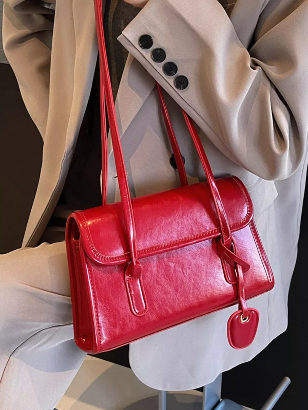 PU Leather Shoulder Bag, image 5