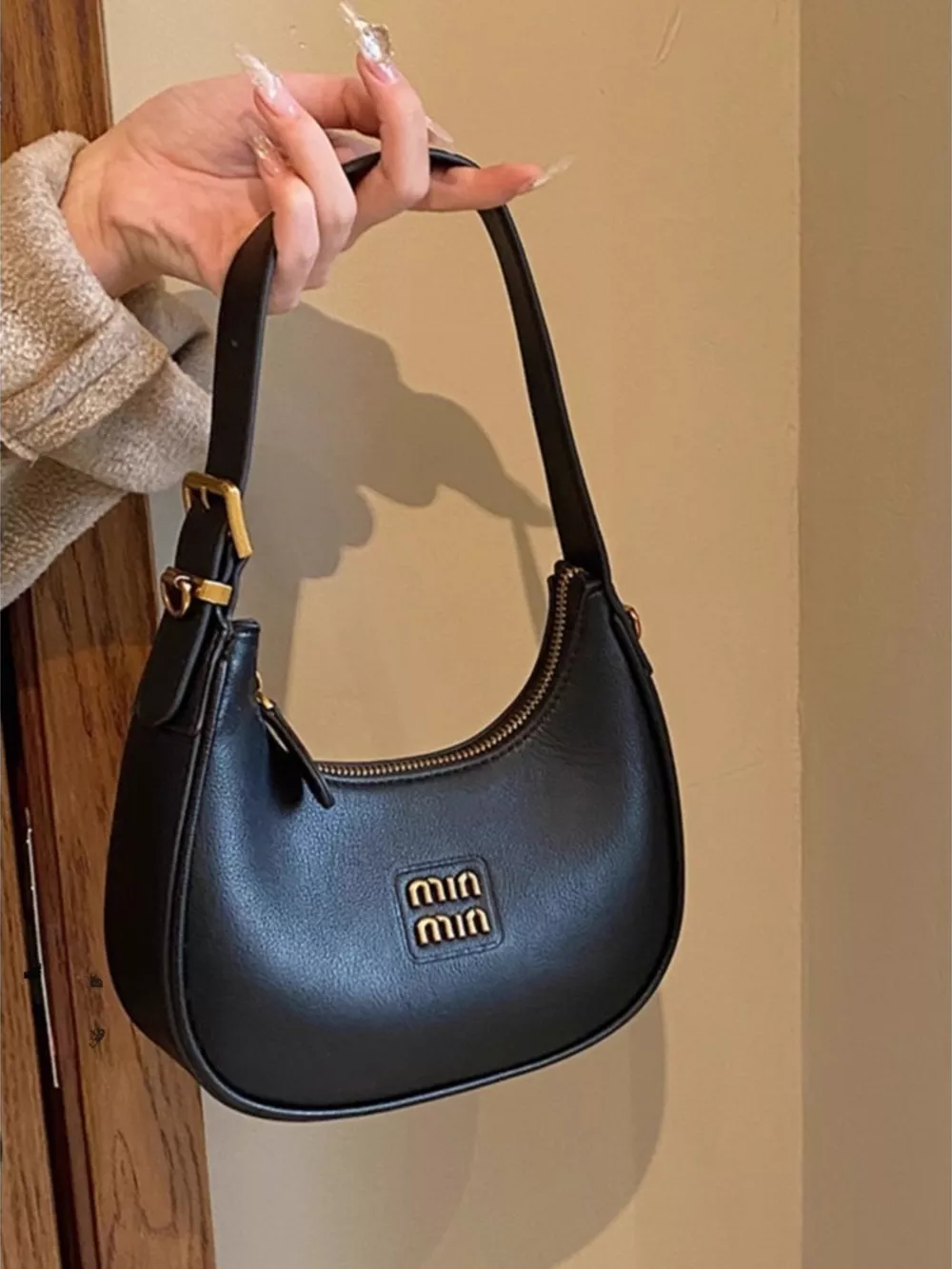 Elegant PU Leather Shoulder Bag, image 2