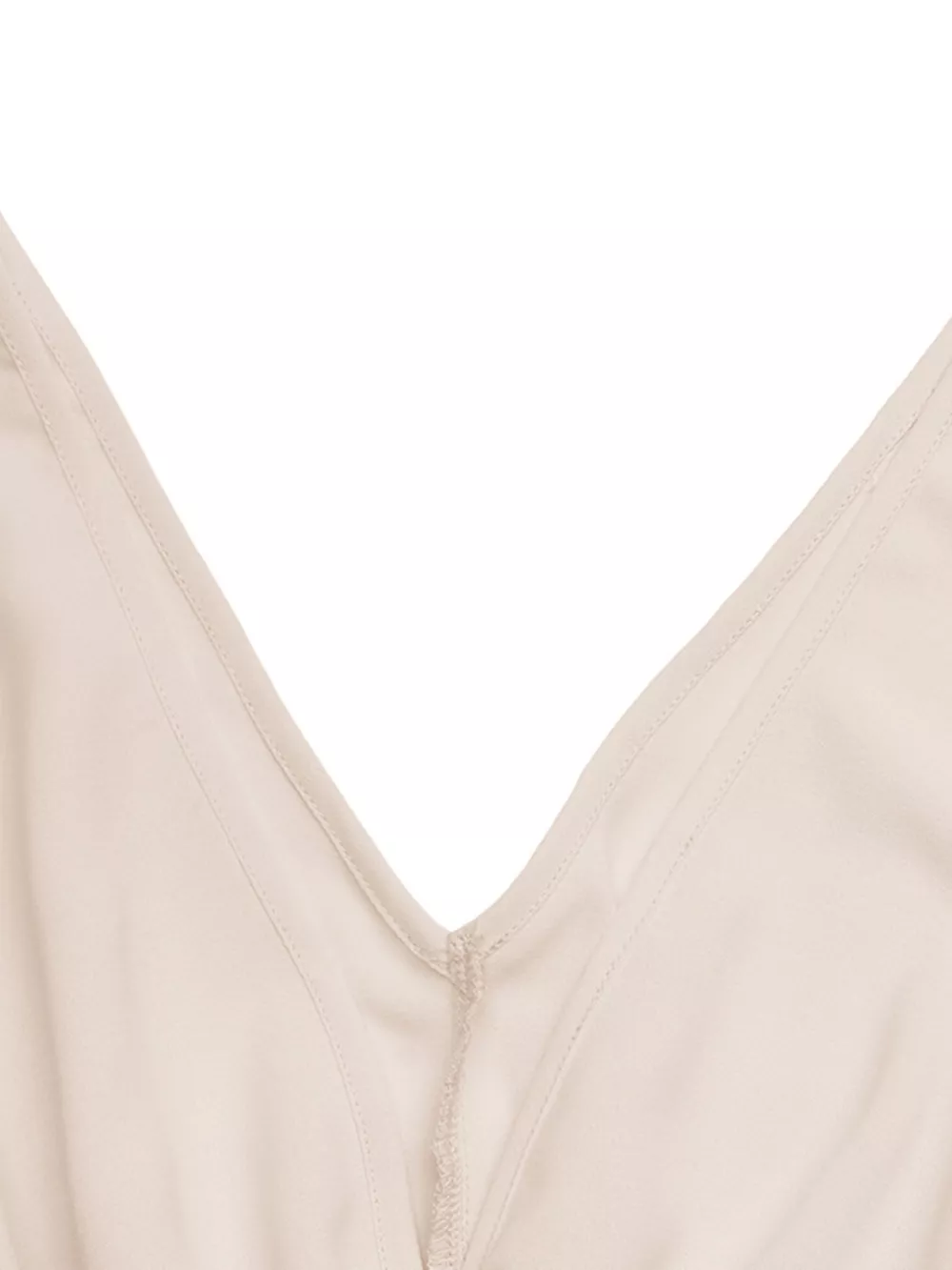 Pleated V-Neck Midi Dress, image 7
