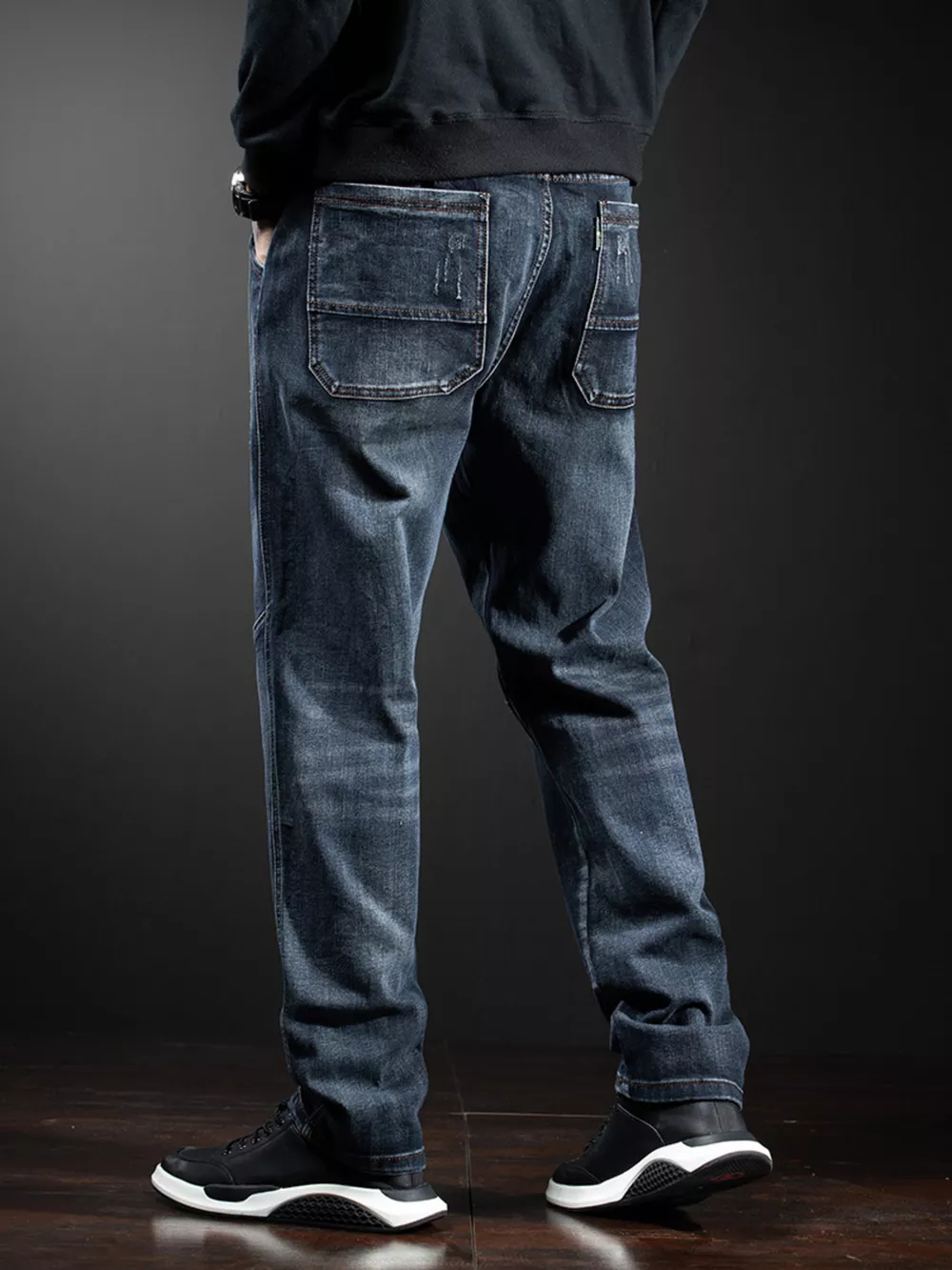 Men's Full Size Loose Fit Jeans Plus Size, image 3